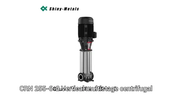 Grundfos Crn 255-6-2 High Pressure Water Pump Vertical Multistage Centrifugal Type